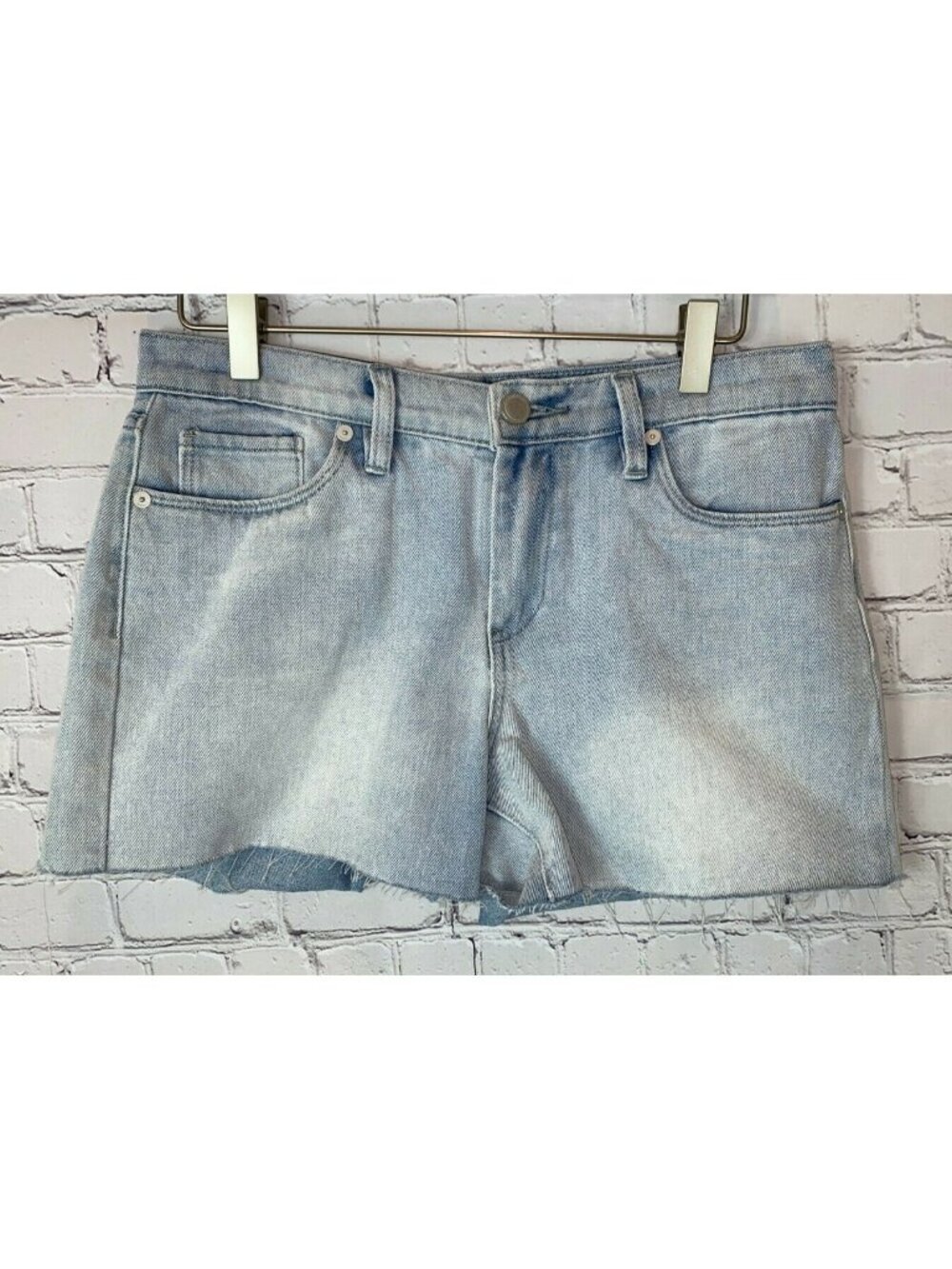NWT BLANKNYC Womens' The Fulton Roll Up Shorts Denim Size 28 $65.00